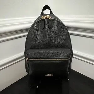 Coach | Bags | Coach Mini Charlie Leather Backpack | Poshmark display picture 3